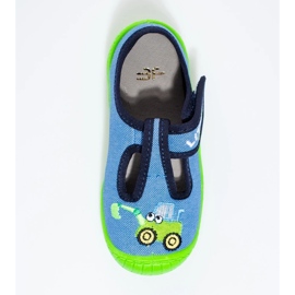 Shelovet kék tépőzáras kotrópapucs 1