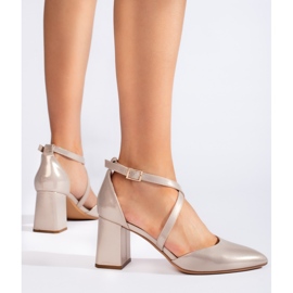 Sergio Leone női arany pumpák aranysárga 2 Sergio Leone női arany pumpák aranysárga 2