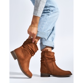 Velúr barna női bokacsizma 2