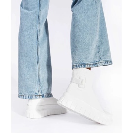 Seastar Fehér magas platformú tornacipő 1