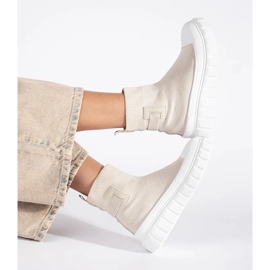 Seastar Világos bézs magas platformú tornacipő 1 Seastar Világos bézs magas platformú tornacipő 1