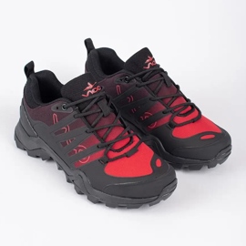 Fekete-piros VICO női trekking cipő 1