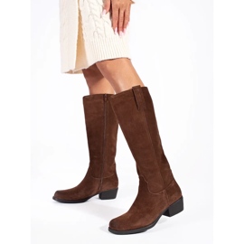 Barna hőszigetelt női csizma Sergio Leone-tól 1