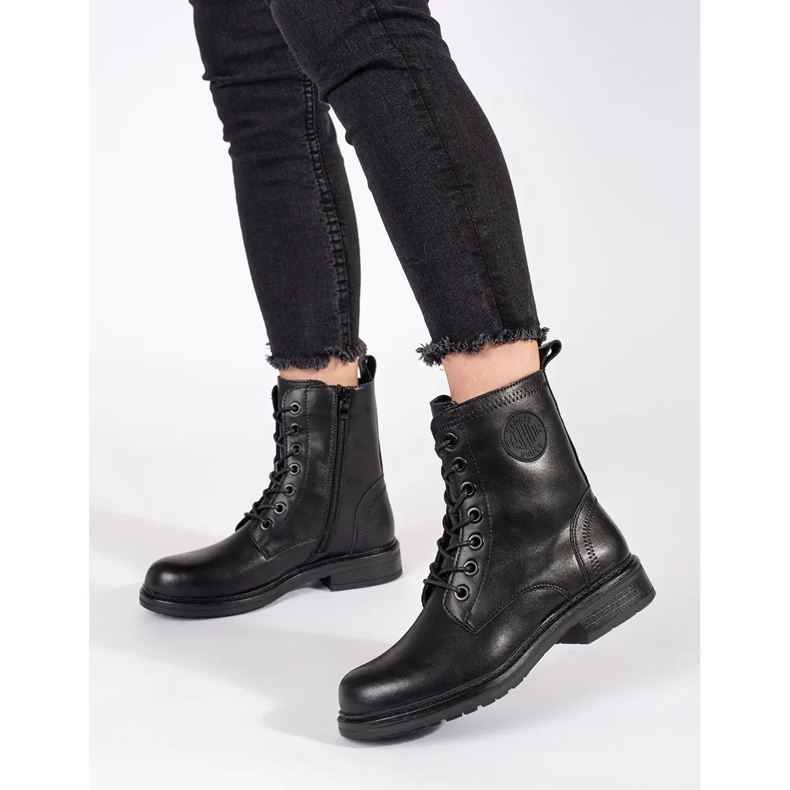 Fekete női táskák természetes bőrből, Sergio Leone-tól 2