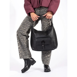 Fekete női Chelsea csizma természetes bőrből, Sergio Leone-tól 1