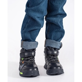 Magas, hőszigetelt fiúcsizma kék 1