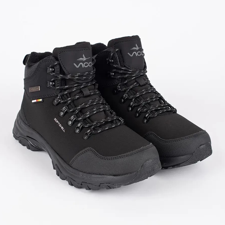 Vico Fekete magas férfi trekking cipő 1