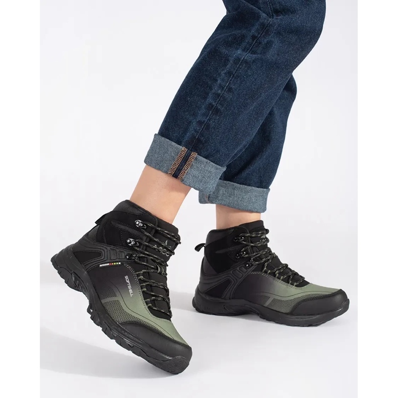 Vico Fekete és zöld túracipő 1