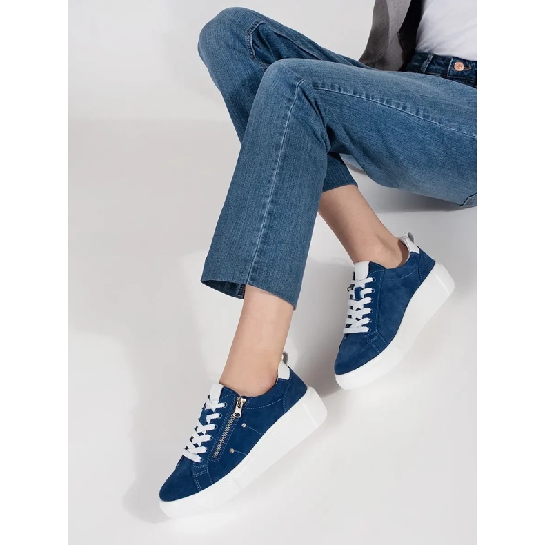 Goodin Kék cipők egy vastag talpon 2 Goodin Kék cipők egy vastag talpon 2