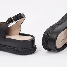 Goodin Fekete kényelmes női szandál 1