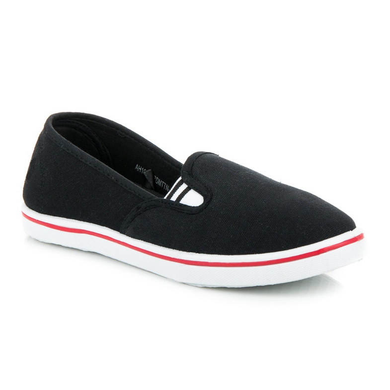 Mckeylor Fekete slip-on tornacipő 1