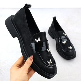 Női cipő urai pillangókkal fekete potocki sz12650 1