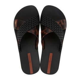 Ipanema diavia diák 27214 bc402 fekete leopárd flip -flops 1
