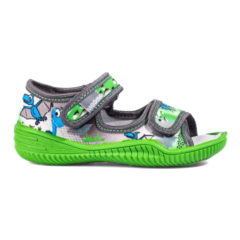 Viggami papucs fiúknak zöld 2