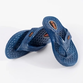 Kék férfi flip -flops 2