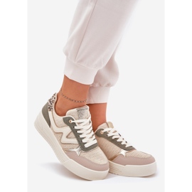 Női sportcipő a platformon leopárd leopárd zöld 1 Női sportcipő a platformon leopárd leopárd zöld 1