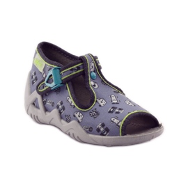 Befado papucs 217p092 chasers zöld szürke fekete fehér 1