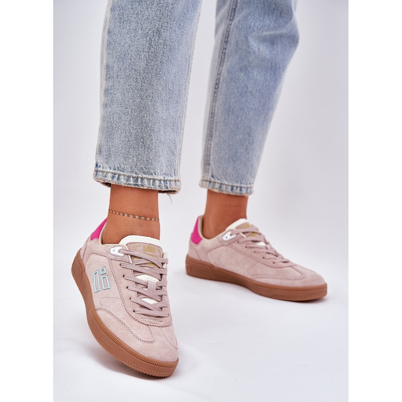 Suede Sportscipő nőknek D.Franklin DFSH387005 piszkos rózsaszín 2