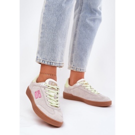 Suede Sportscipő nőknek D.Franklin DFSH387005 Trooped White fehér 2