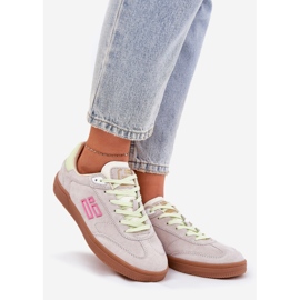 Suede Sportscipő nőknek D.Franklin DFSH387005 Trooped White fehér 1