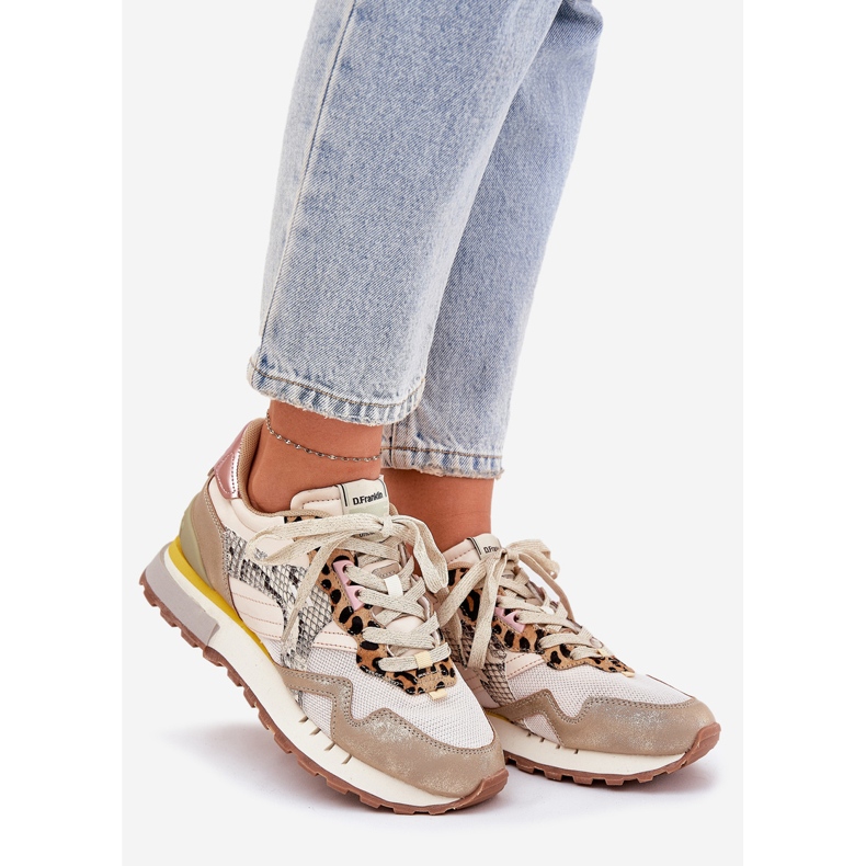 Cipők női sportcipő d.franklin dfsh378006 arany aranysárga 1