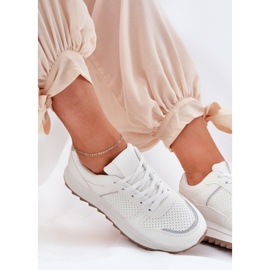 Női Platform Sportcipő Fehér 2