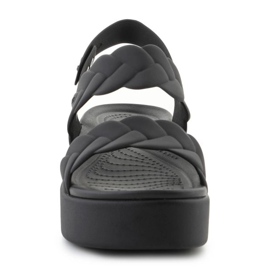 Crocs Sandals Brooklyn szövött alacsony ék 209977-060 fekete 2