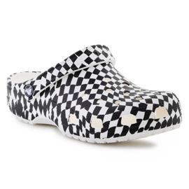 CROCS Classic Warped Checker Clog 211007-103 fehér 1
