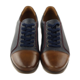 Badura 3173 sötétkék sportcipő barna 4