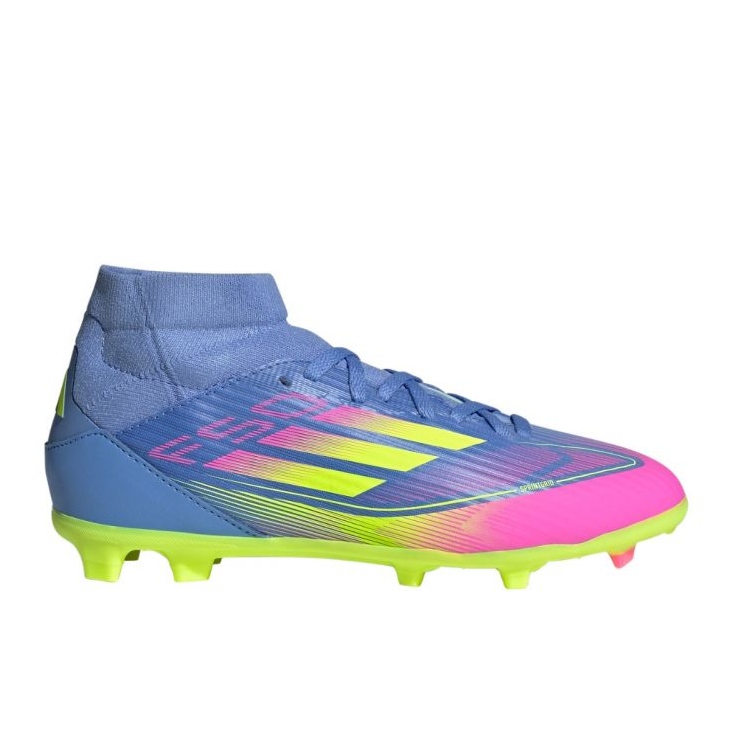 Adidas F50 Liga FG/Mg Mid JP7264 labdarúgó cipő kék 1