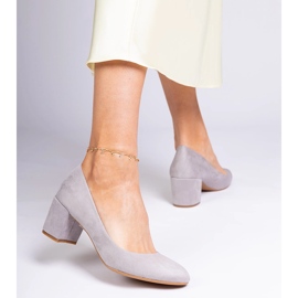 Szürke klasszikus szivattyúk az ekozamsz oszlopán 2