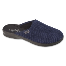 Befado férfi papucs PU 548M029 NAVY BLUE CORDUROY kék 2