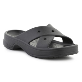 CROCS Classic Womens Cross Strap Flip flops 210840-001 fekete 1