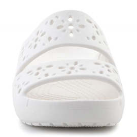 CROCS Classic Floral Cutout Sandal 210966-0WV Flip flopok fehér 2