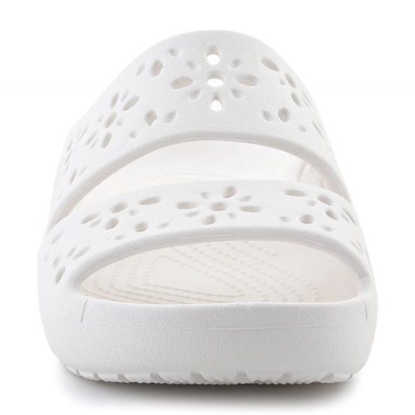 CROCS Classic Floral Cutout Sandal 210966-0WV Flip flopok fehér 2