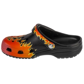 Crocs klasszikus lángok Clog 211004-0c4 narancssárga 1