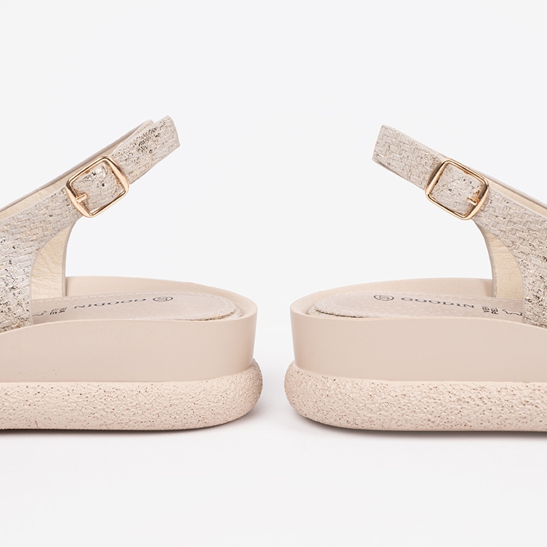 Goodin Bézs kényelmes nők jó szandálja 1