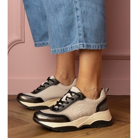 Szürke sport cipők nők 1