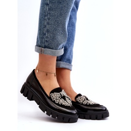 Női patent mokaszin Laura Messi 2785 Fekete 1