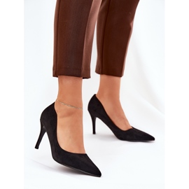 Eco Suede Pins fekete 2