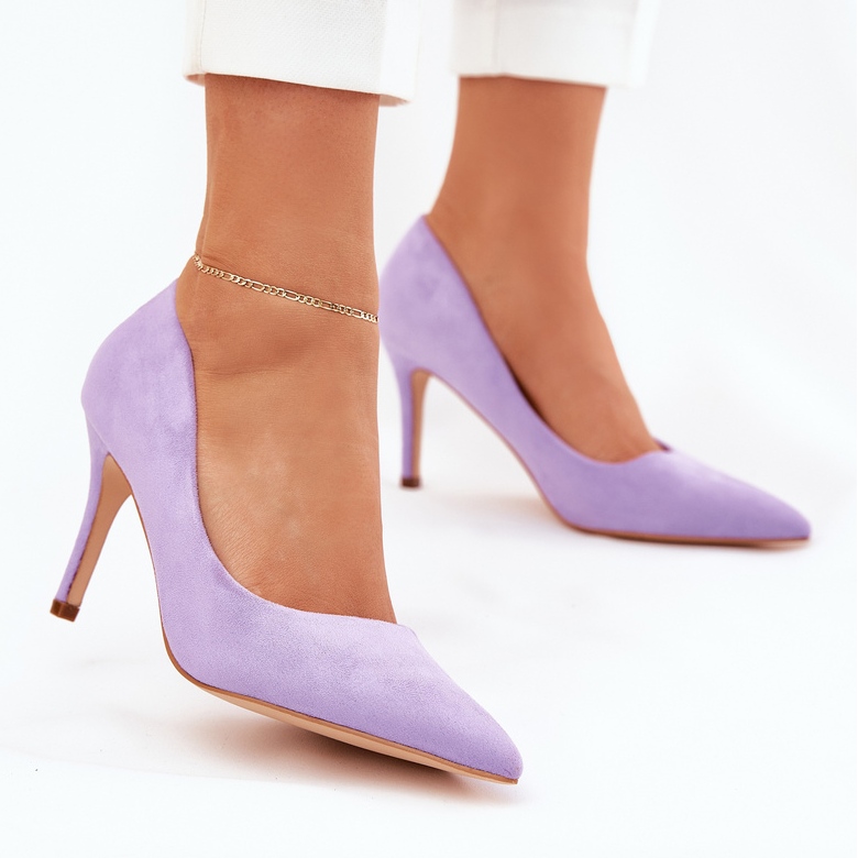 Öko velúr csapok lila 2