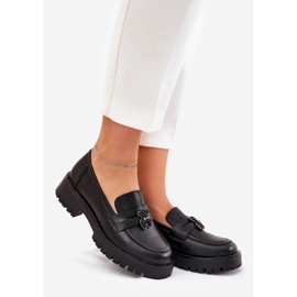 Vinceza Női bőr lehajok csapokkal, medve Vinceeza 18109 Fekete 1