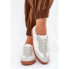 Női cipők Big Star RR274371 fehér-szürke 2