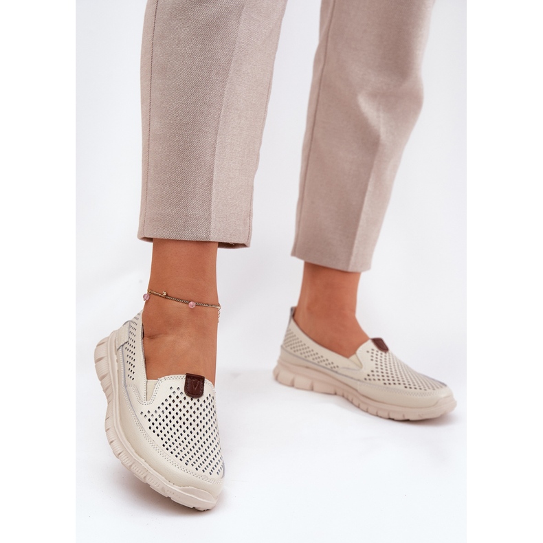 OpenWork Vinceza 95336 természetes balerinas bézs 2