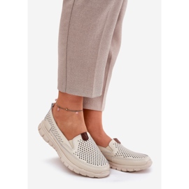 OpenWork Vinceza 95336 természetes balerinas bézs 1