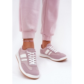 Evento Női cipők öko velúr lila ibolya 2