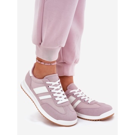 Evento Női cipők öko velúr lila ibolya 1