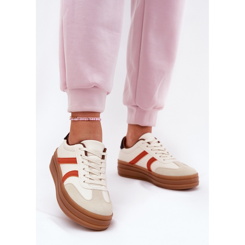 Evento Női tornacipő, bézs 2