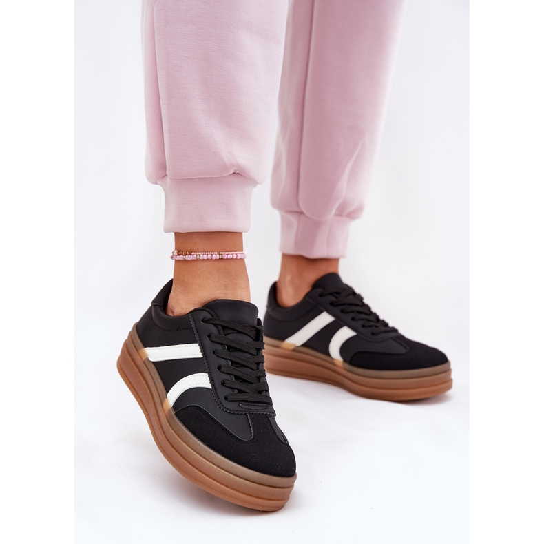 Evento Női Platform tornacipő Fekete 2 Evento Női Platform tornacipő Fekete 2