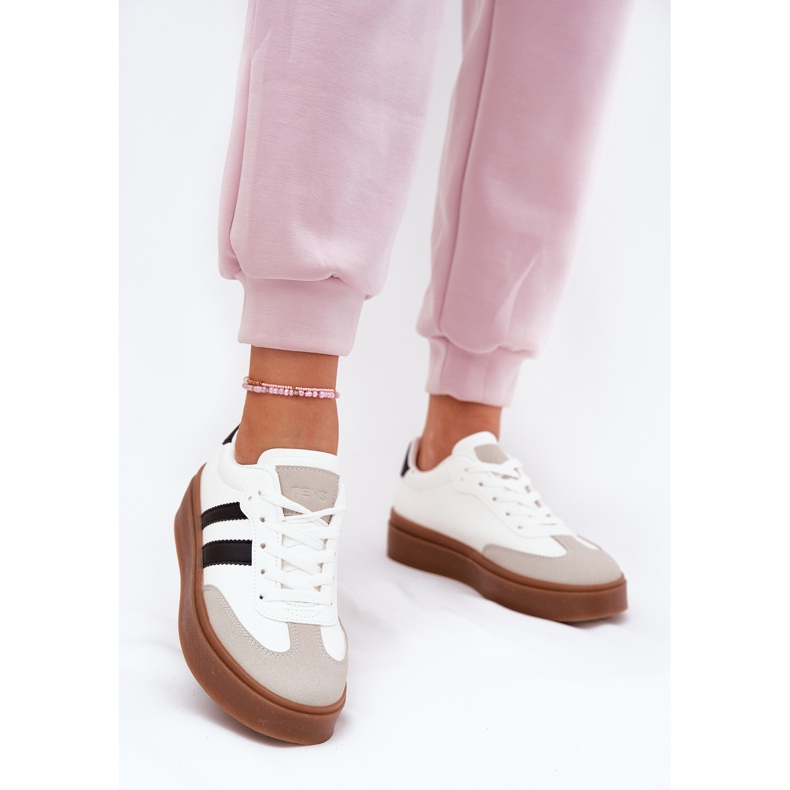 Evento Női cipők a platformon, öko bőrfehérjével 2 Evento Női cipők a platformon, öko bőrfehérjével 2